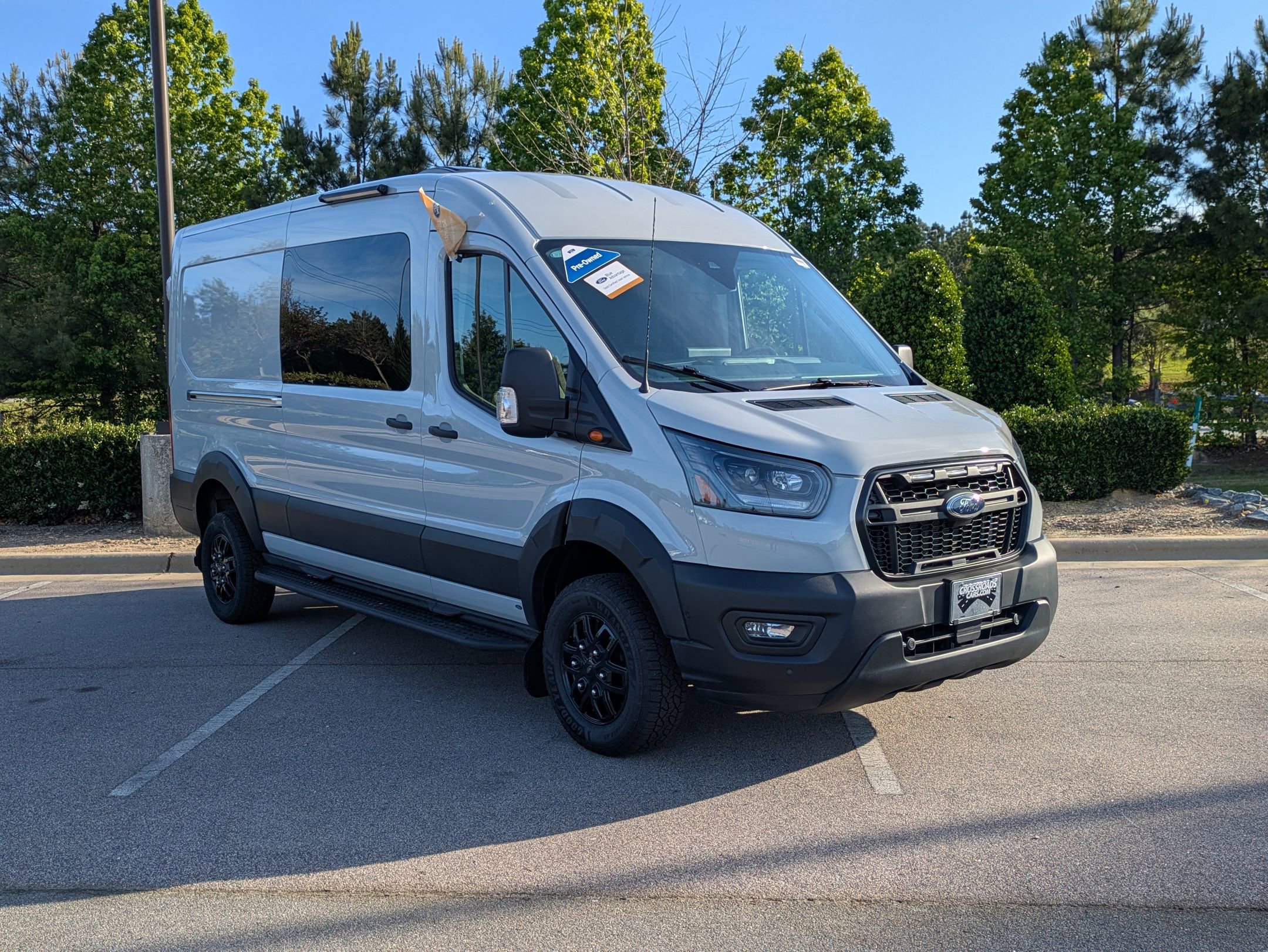 Certified 2023 Ford Transit 350 Medium Roof AWD w/ Transit Trail Package image 1
