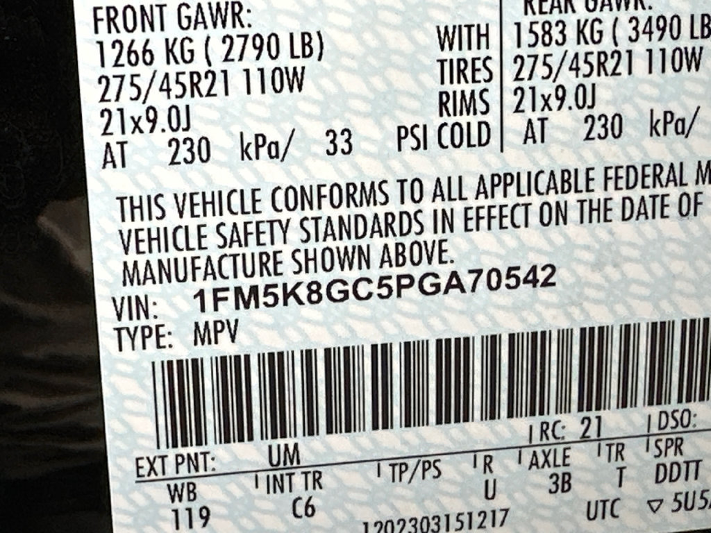 Certified 2023 Ford Explorer ST w/ Equipment Group 401A AWD/4WD image 36