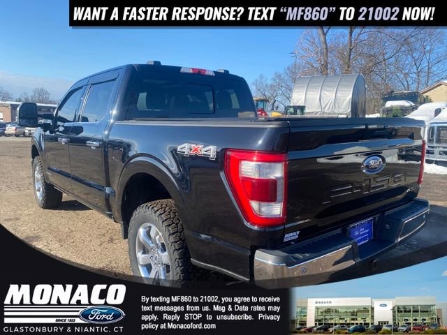 Certified 2022 Ford F150 Lariat w/ Equipment Group 502A High image 3