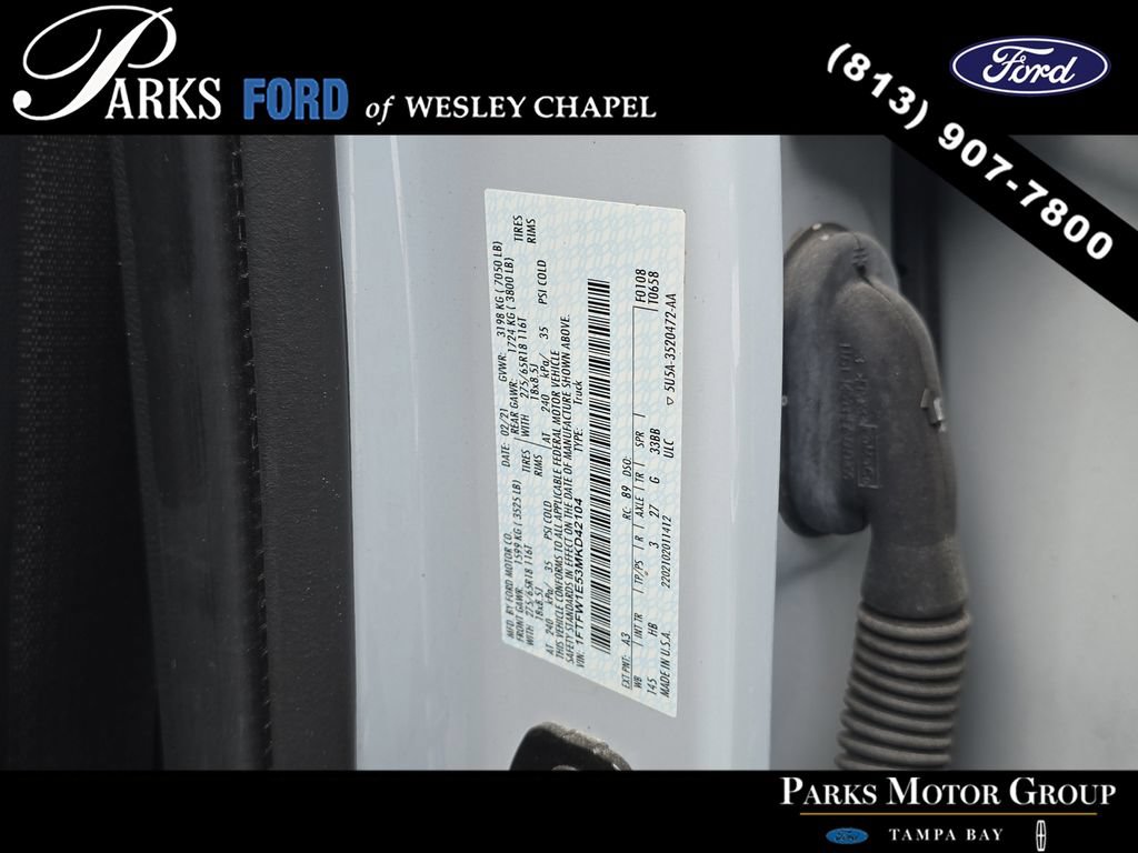 Certified 2021 Ford F150 Lariat w/ Equipment Group 502A High AWD/4WD image 34