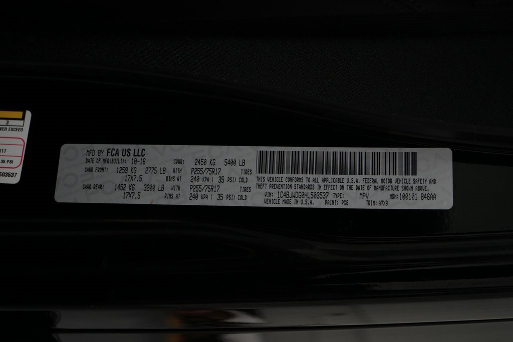 Used 2017 Jeep Wrangler Unlimited Sport w/ Quick Order Package 24S image 27