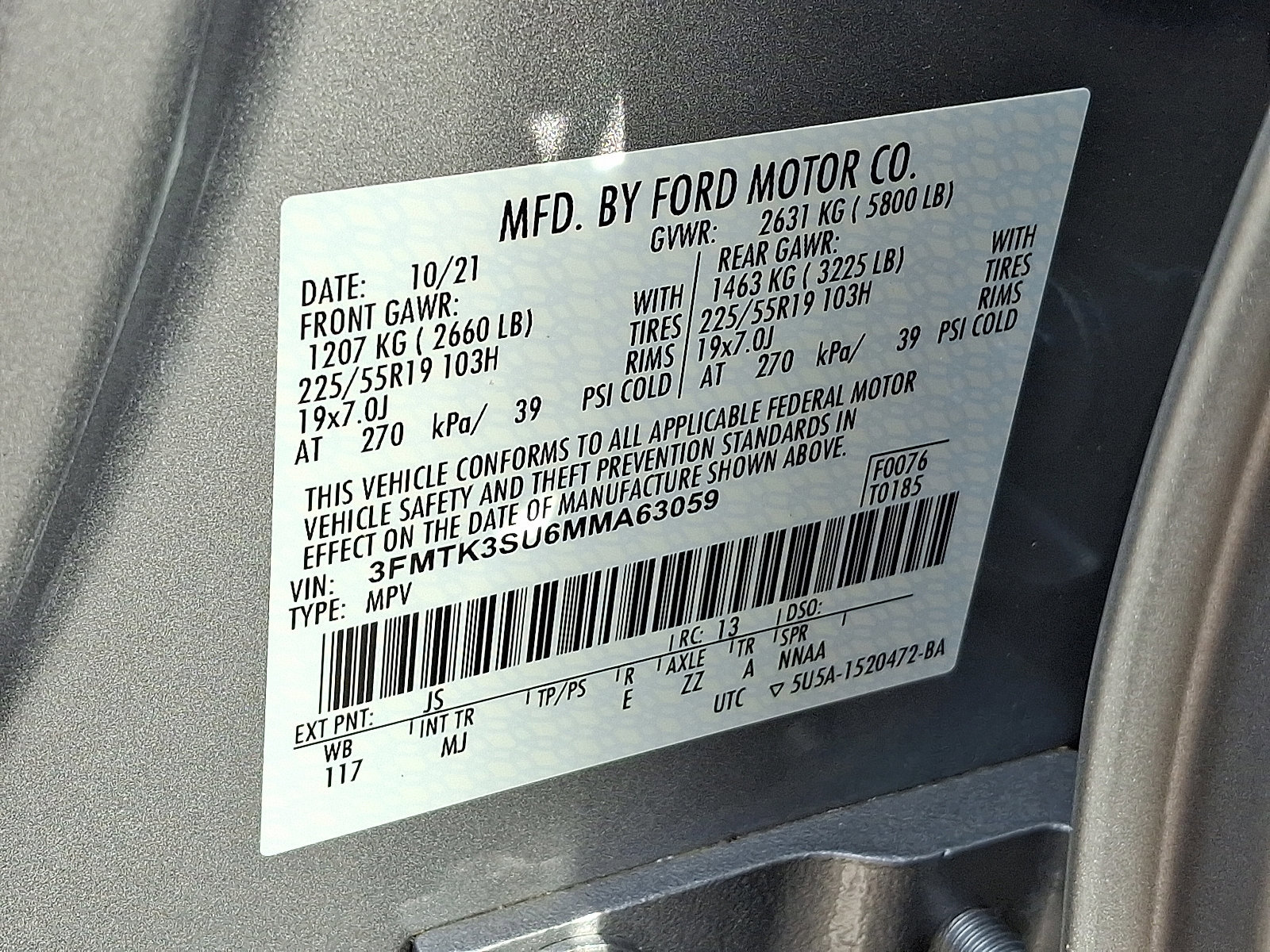 Certified 2021 Ford Mustang Mach-E Premium image 28