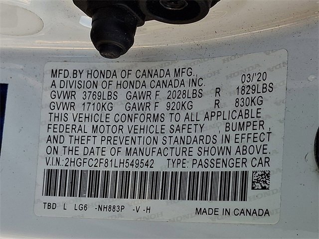 Used 2020 Honda Civic Sport image 26