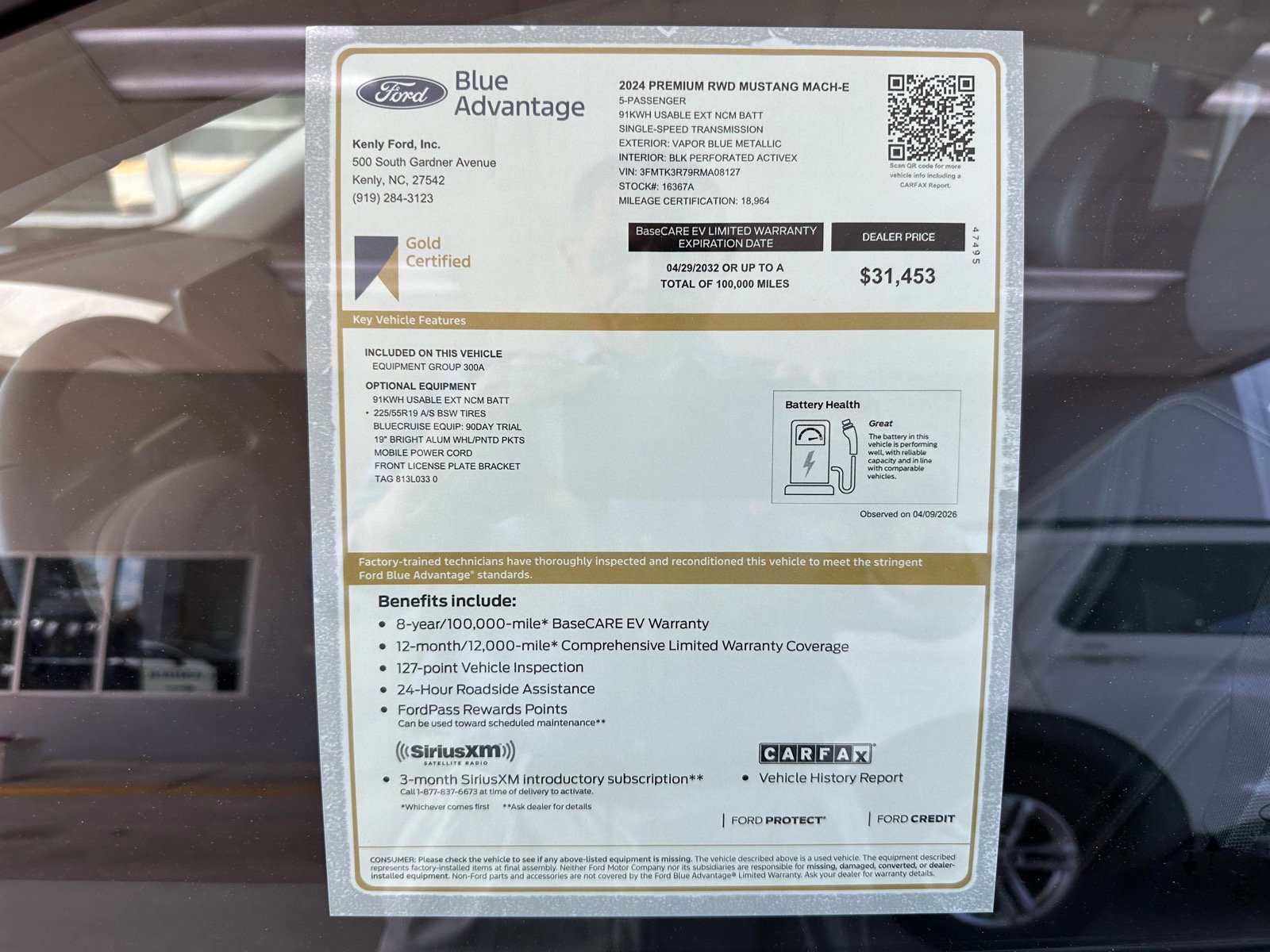 Certified 2024 Ford Mustang Mach-E Premium image 11