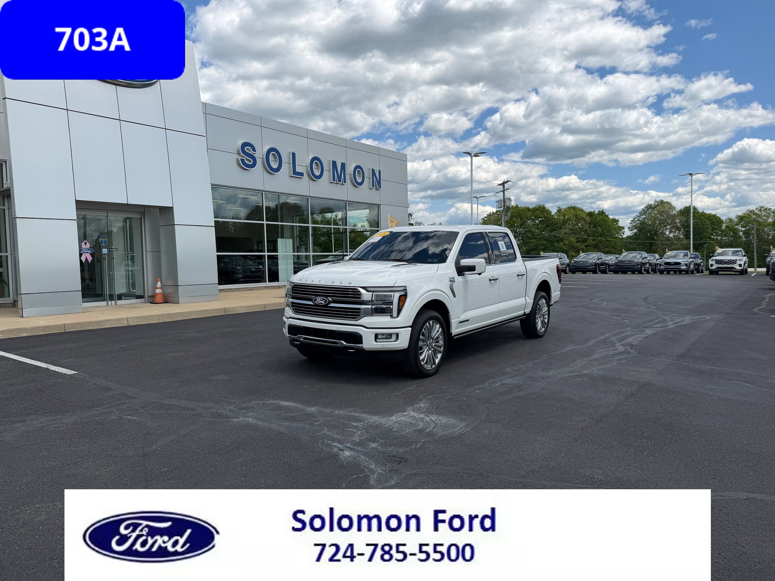 Certified 2024 Ford F150 Platinum w/ Equipment Group 703A Plus AWD/4WD image 1
