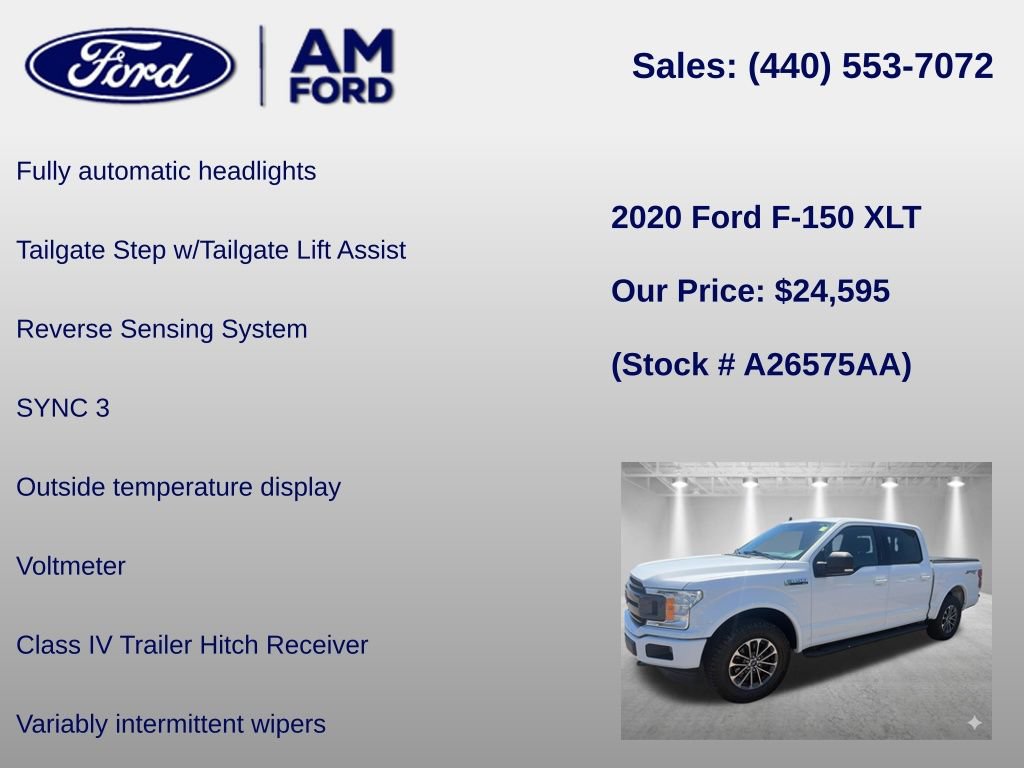 Certified 2020 Ford F150 XLT w/ Equipment Group 302A Luxury AWD/4WD image 12