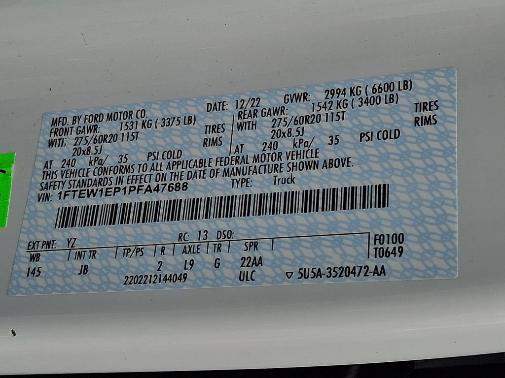 Certified 2023 Ford F150 XL w/ STX Appearance Package image 27