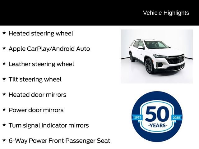 Used 2023 Chevrolet Traverse RS image 21