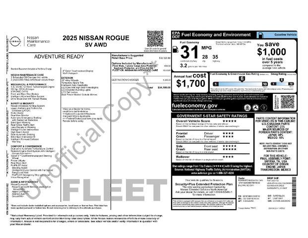Used 2025 Nissan Rogue SV AWD/4WD image 5