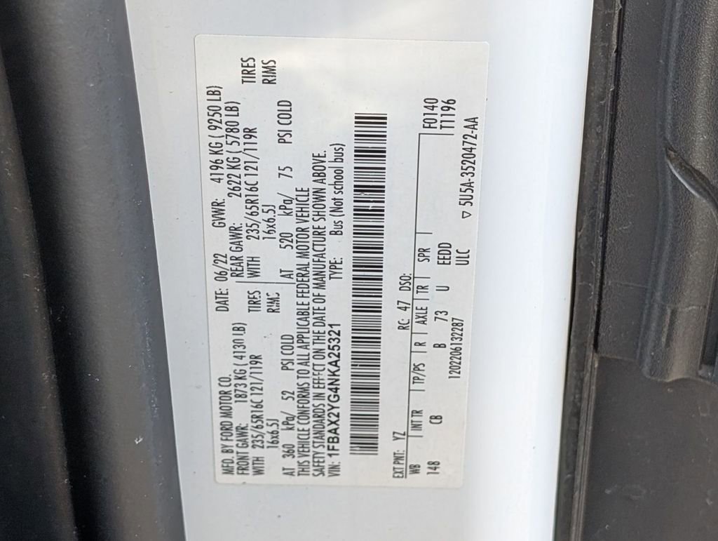 Certified 2022 Ford Transit 350 XLT RWD image 50