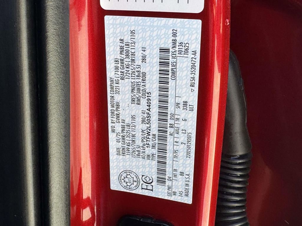 Certified 2025 Ford F150 STX w/ Equipment Group 201A FX4 AWD/4WD image 26