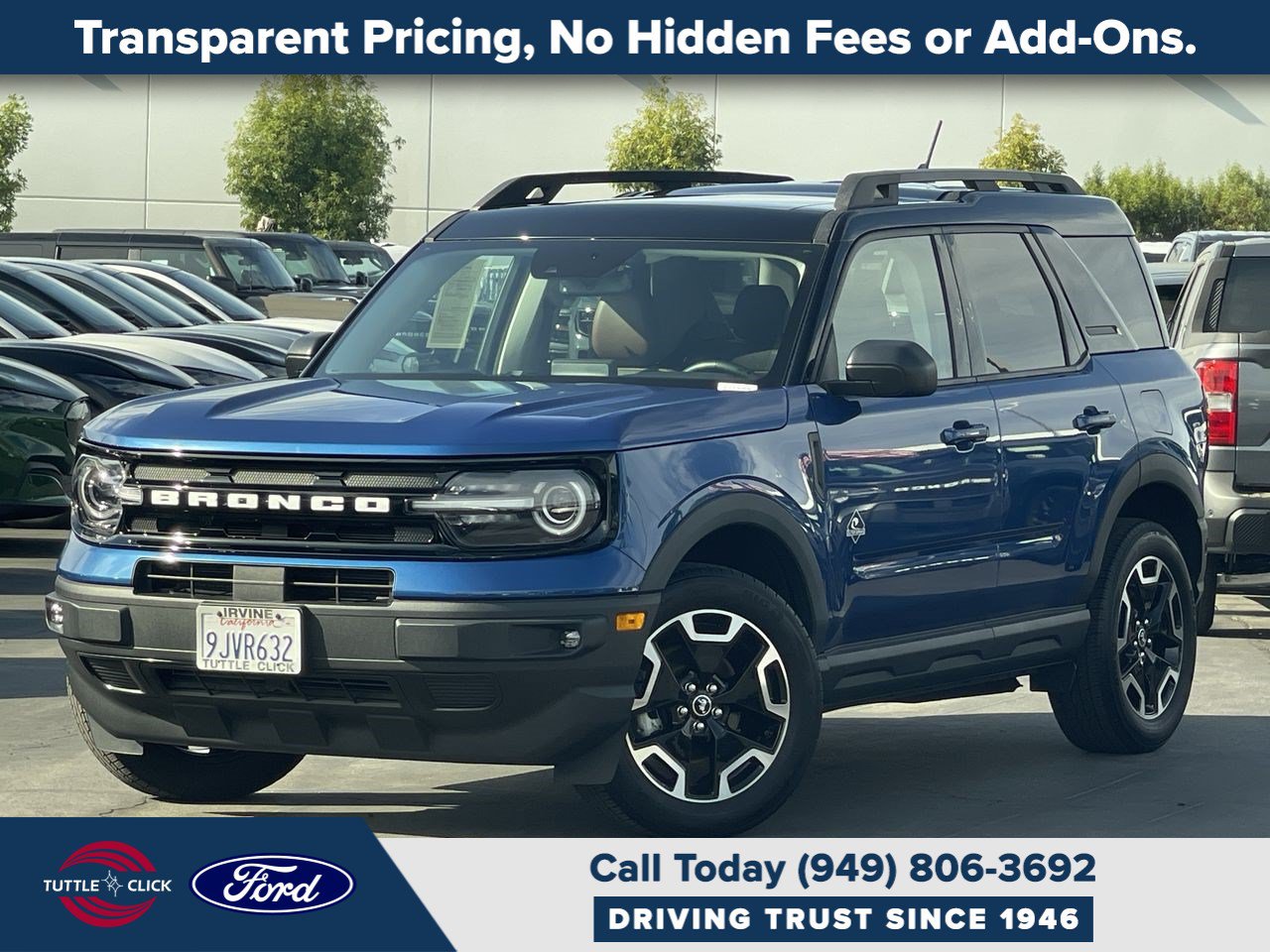 Certified 2023 Ford Bronco Sport Outer Banks w/ Tech Package AWD/4WD image 1