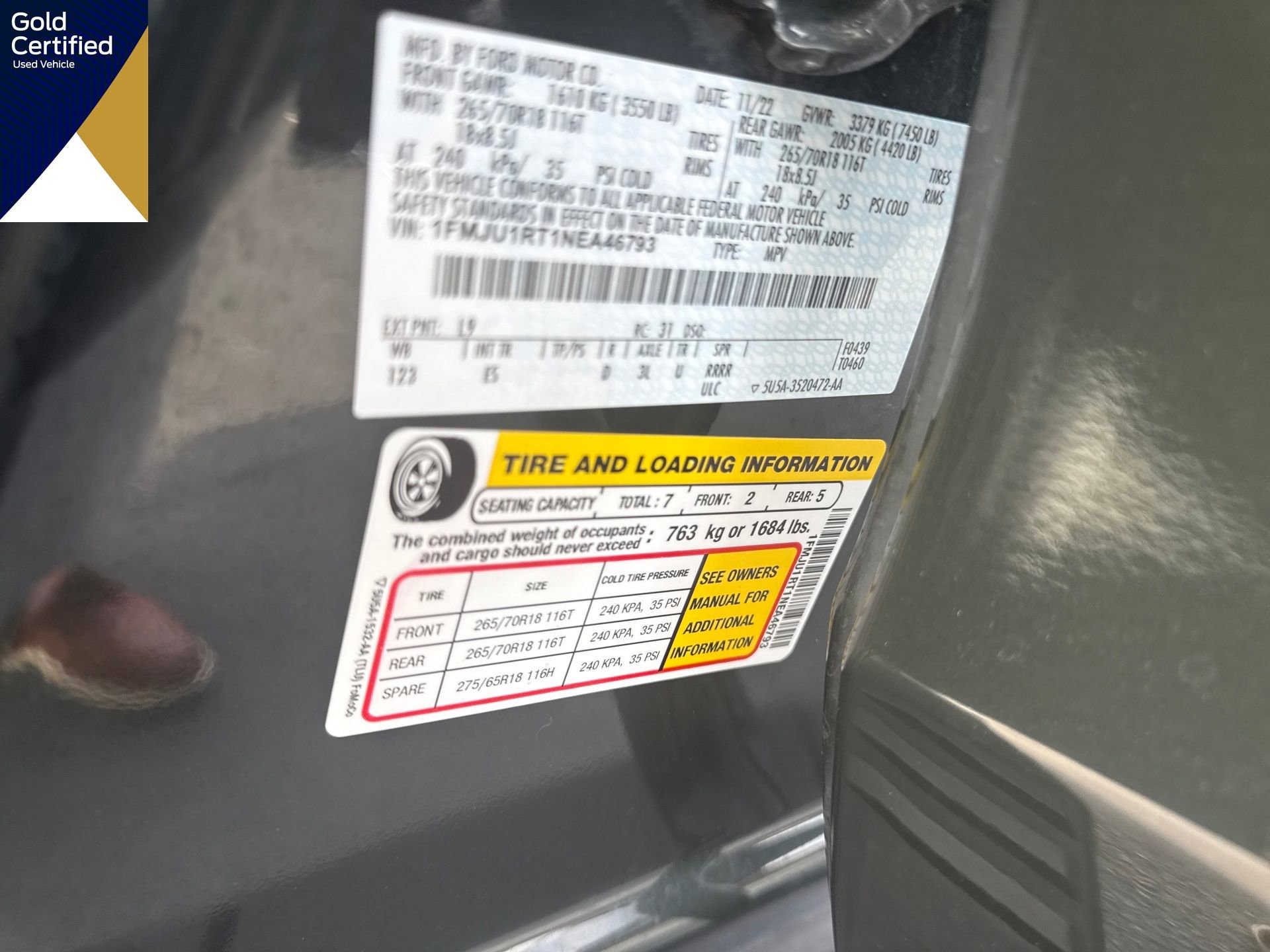 Certified 2022 Ford Expedition Timberline image 33