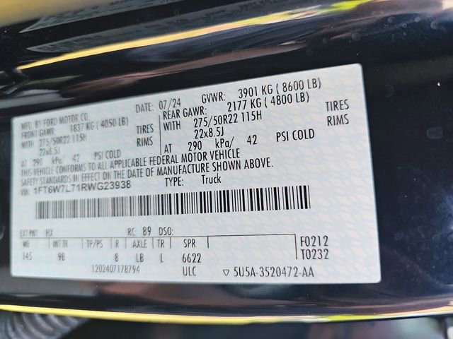Certified 2024 Ford F150 Lightning Platinum AWD/4WD image 34