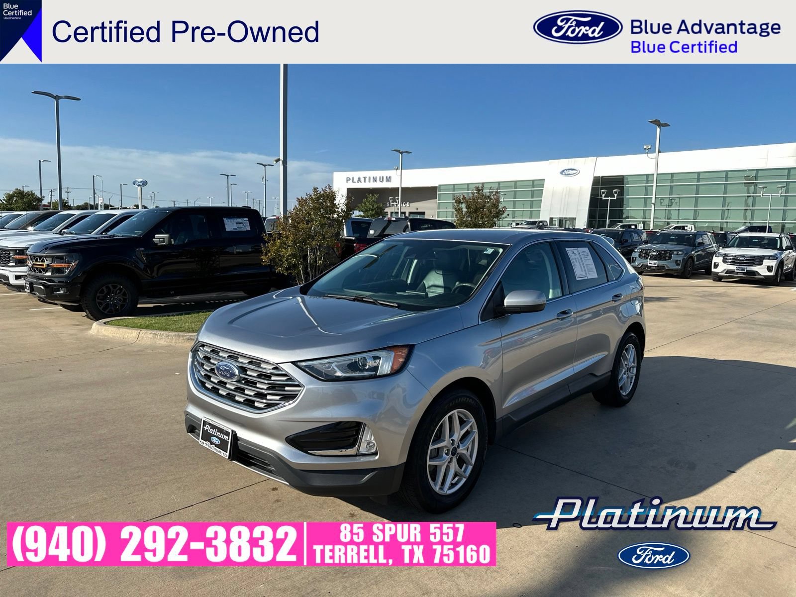 Certified 2021 Ford Edge SEL FWD image 1