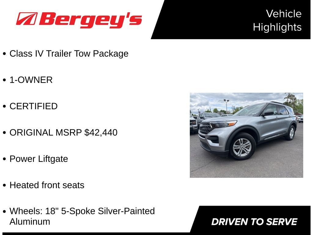 Certified 2023 Ford Explorer XLT w/ Class IV Trailer Tow Package AWD/4WD image 5