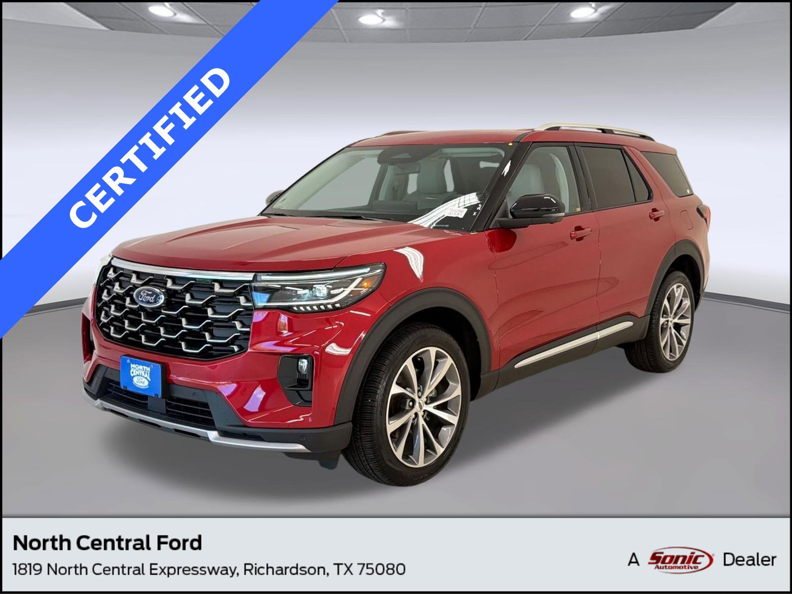 Certified 2025 Ford Explorer Platinum w/ Ultimate Package