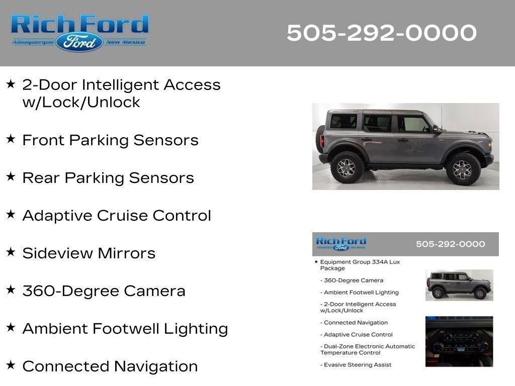 Certified 2025 Ford Bronco Badlands AWD/4WD image 92