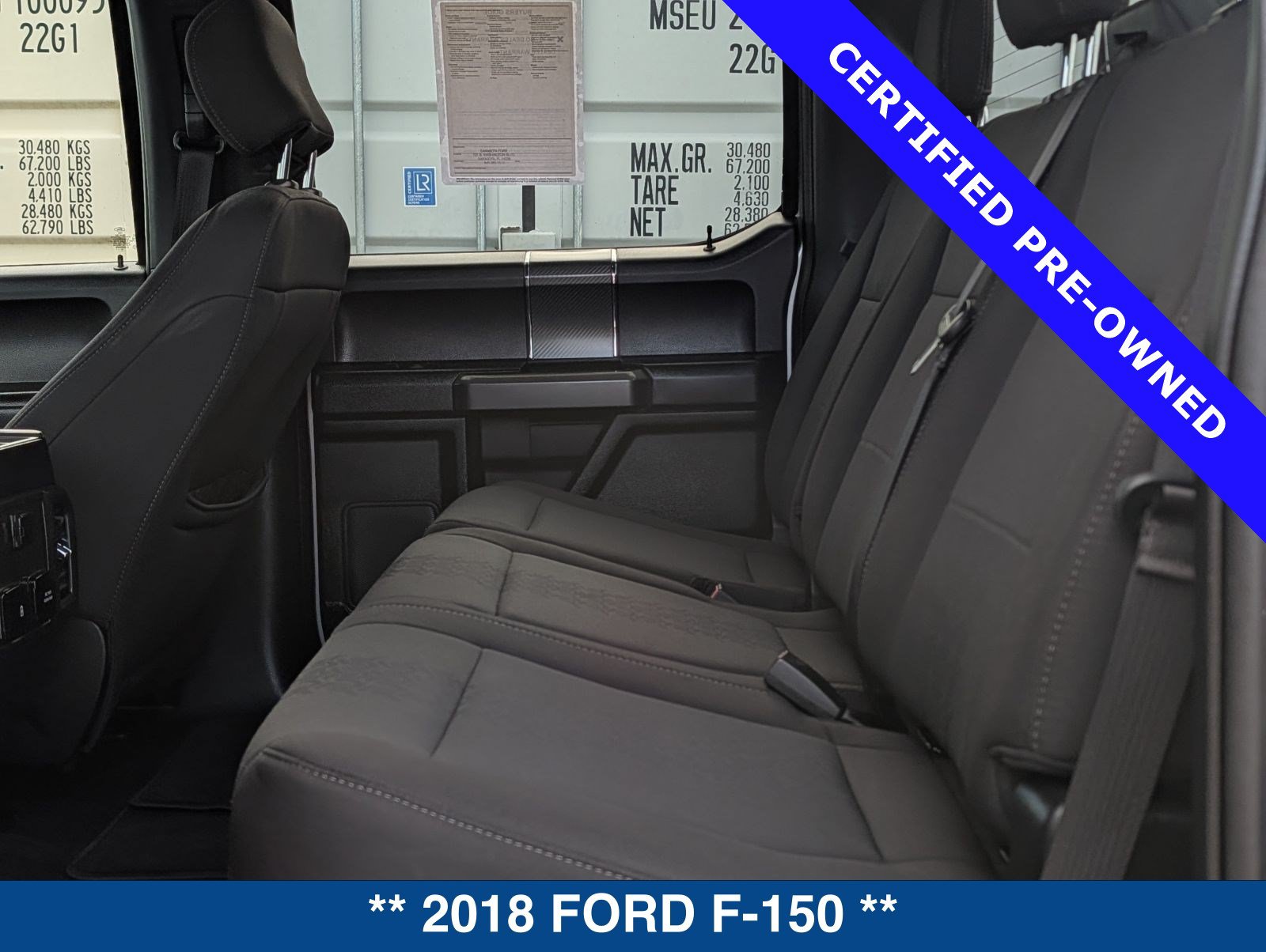 Certified 2018 Ford F150 XLT w/ Equipment Group 302A Luxury AWD/4WD image 17