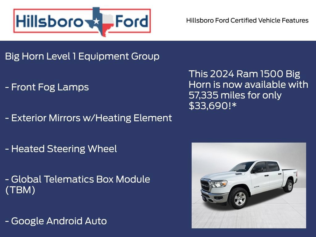 Used 2024 RAM 1500 Big Horn AWD/4WD image 17
