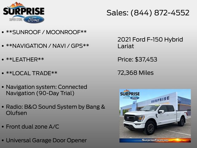 Certified 2021 Ford F150 Lariat AWD/4WD image 26