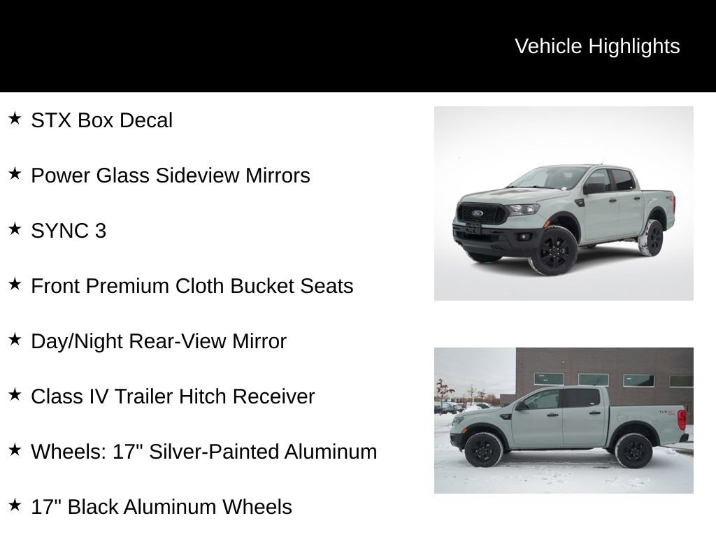 Certified 2022 Ford Ranger XL w/ Equipment Group 101A High image 31