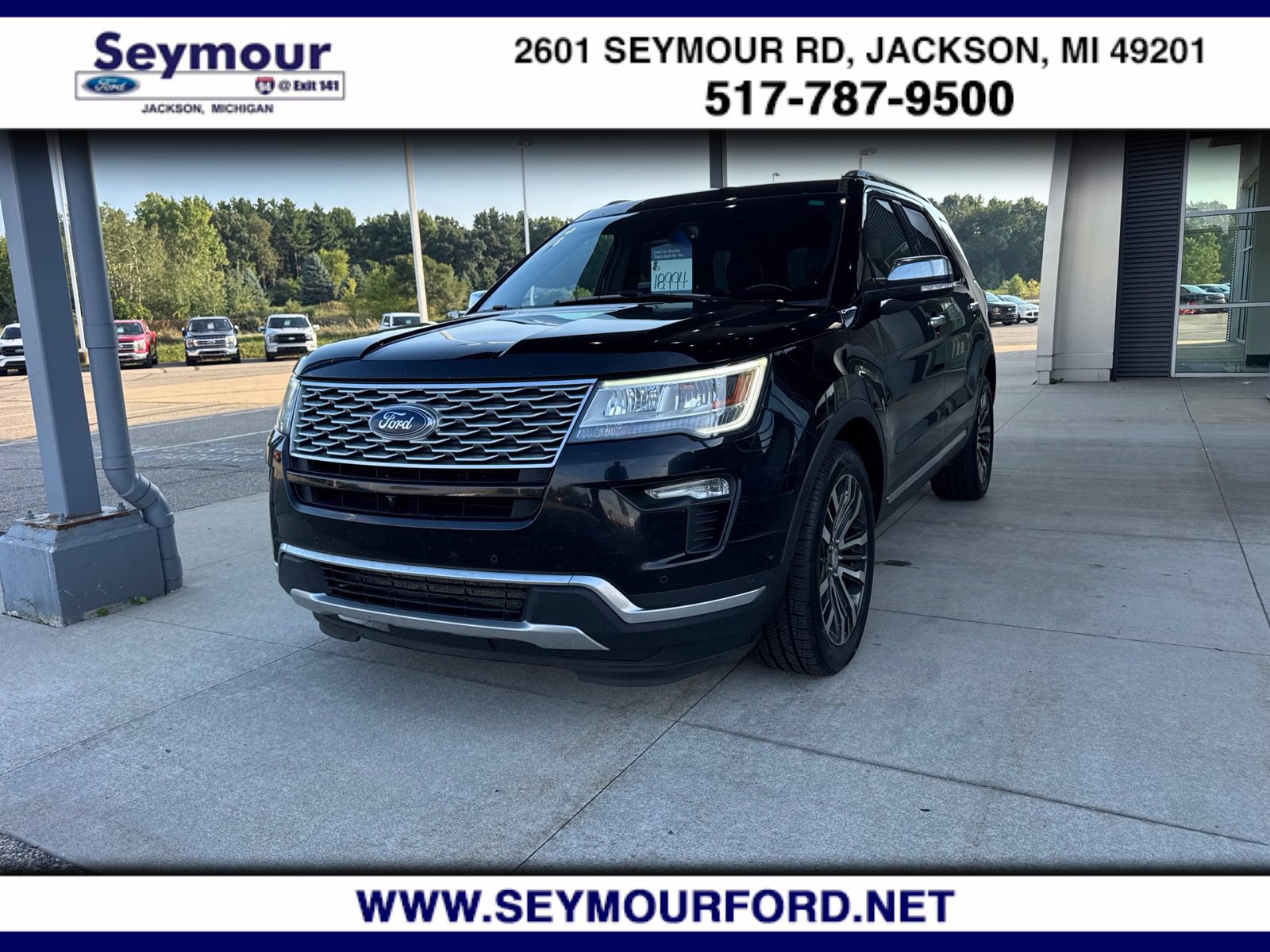 Certified 2018 Ford Explorer Platinum AWD/4WD image 1