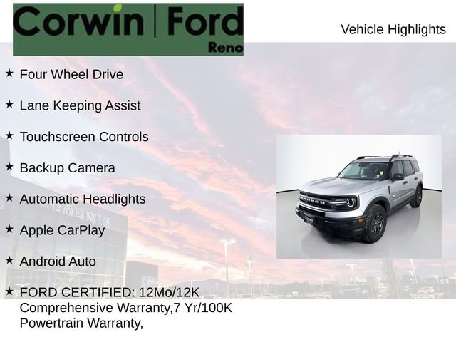 Certified 2022 Ford Bronco Sport Big Bend AWD/4WD image 6