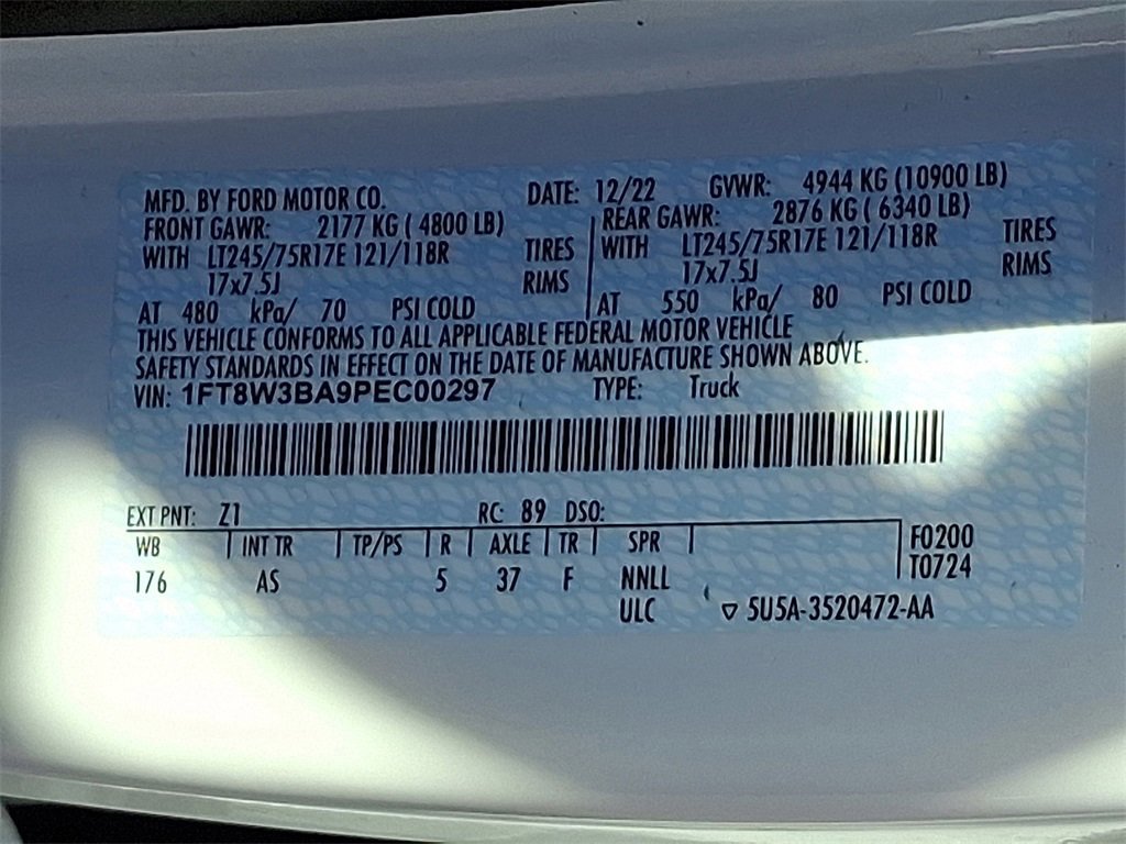 Certified 2023 Ford F350 XL w/ 360-Degree Camera Package image 28