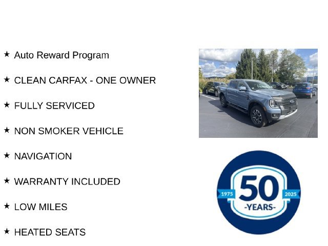 Certified 2024 Ford Ranger Lariat w/ FX4 Off-Road Package AWD/4WD image 8