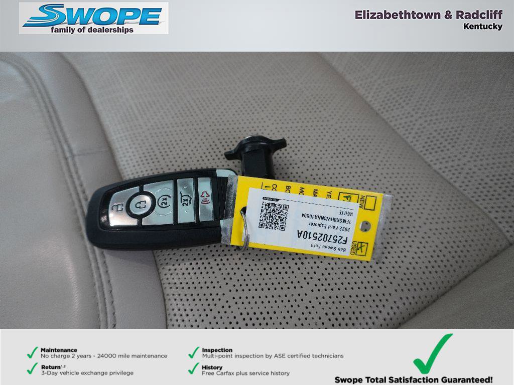 Certified 2022 Ford Explorer Platinum w/ Technology Package image 40