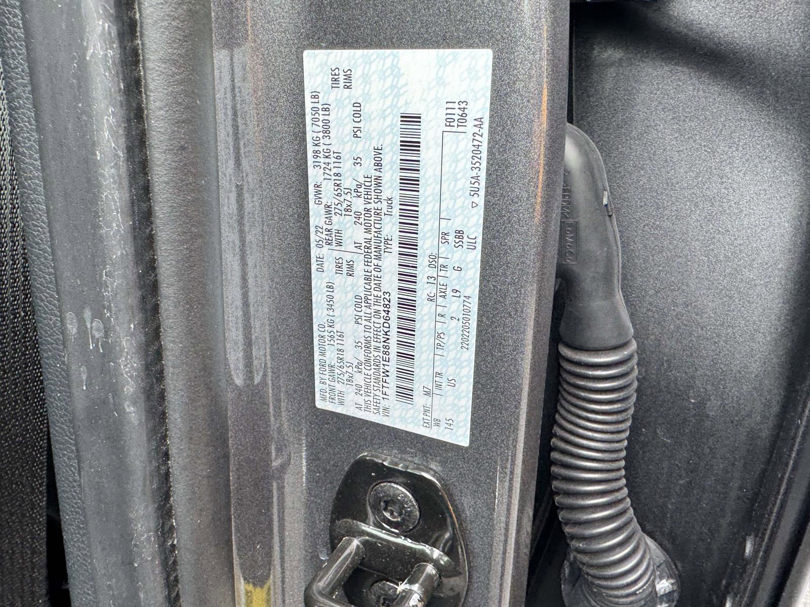 Certified 2022 Ford F150 XLT w/ Equipment Group 302A High image 20