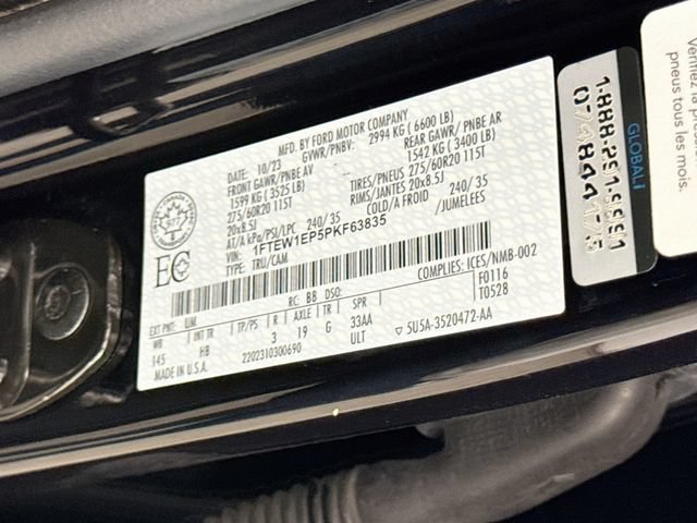 Certified 2023 Ford F150 Lariat w/ Equipment Group 502A High AWD/4WD image 33