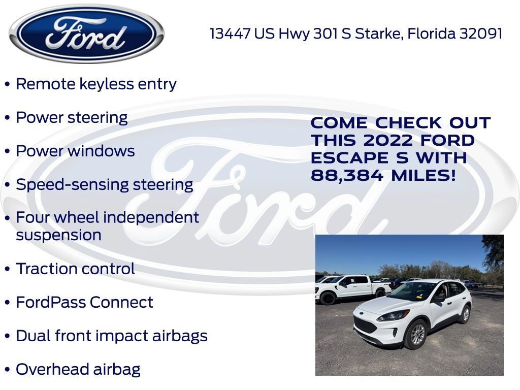 Certified 2022 Ford Escape S image 20