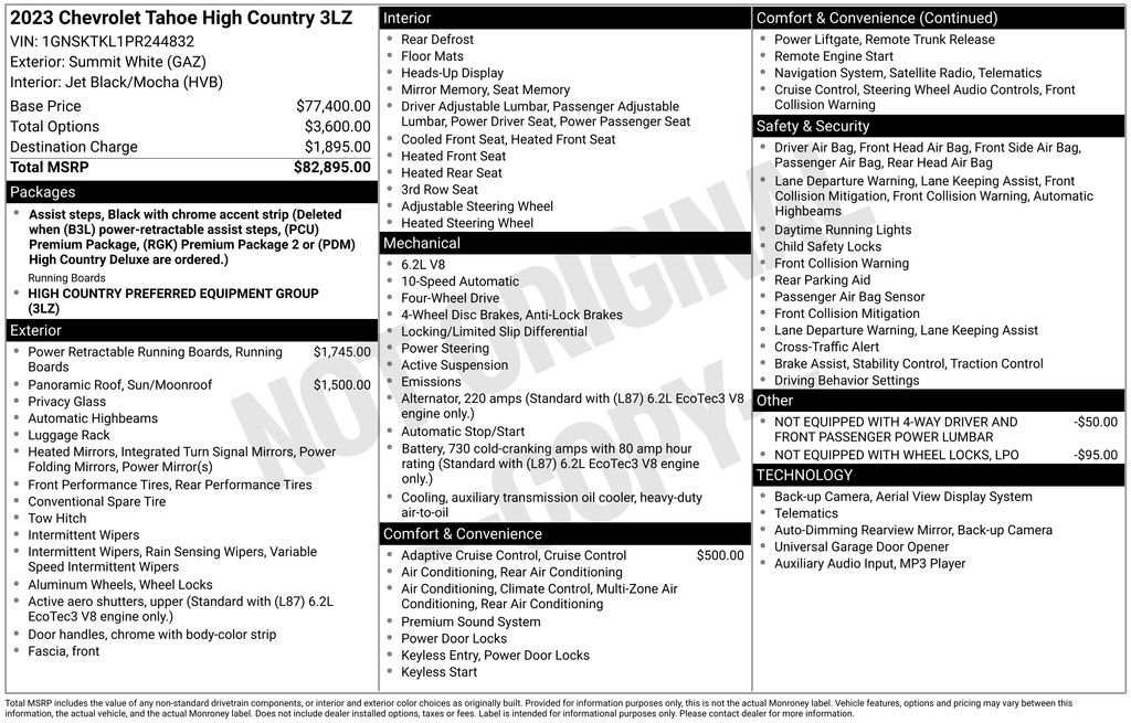 Used 2023 Chevrolet Tahoe High Country image 12