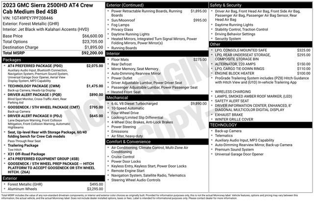 Used 2023 GMC Sierra 2500 AT4 w/ AT4 Preferred Package image 22