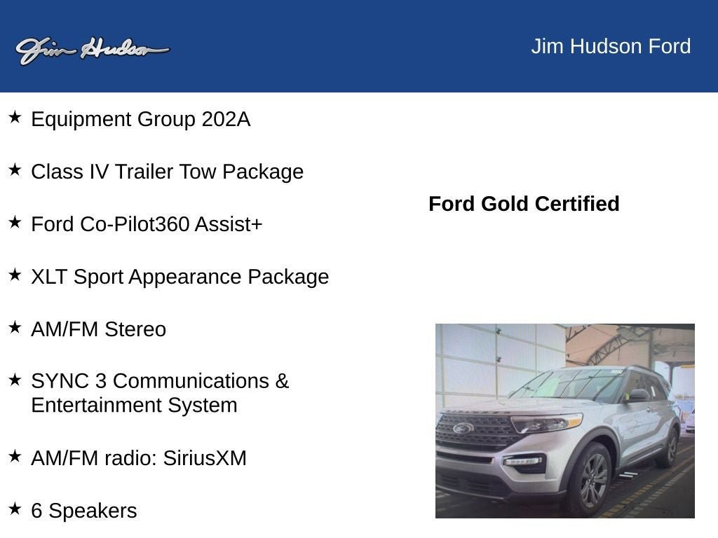 Certified 2023 Ford Explorer XLT w/ Equipment Group 202A RWD image 11