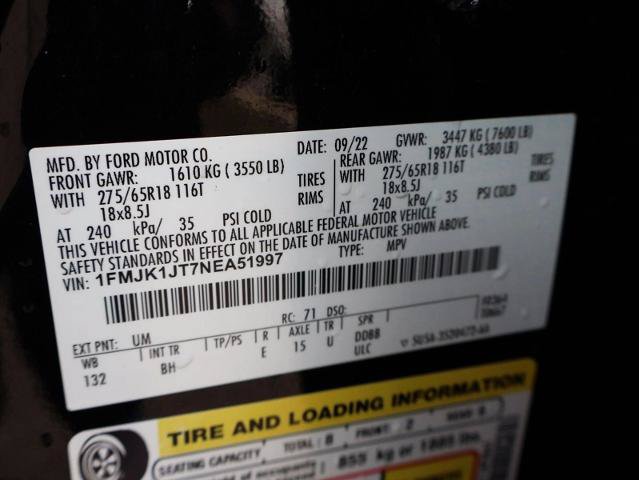 Certified 2022 Ford Expedition Max XLT AWD/4WD image 29