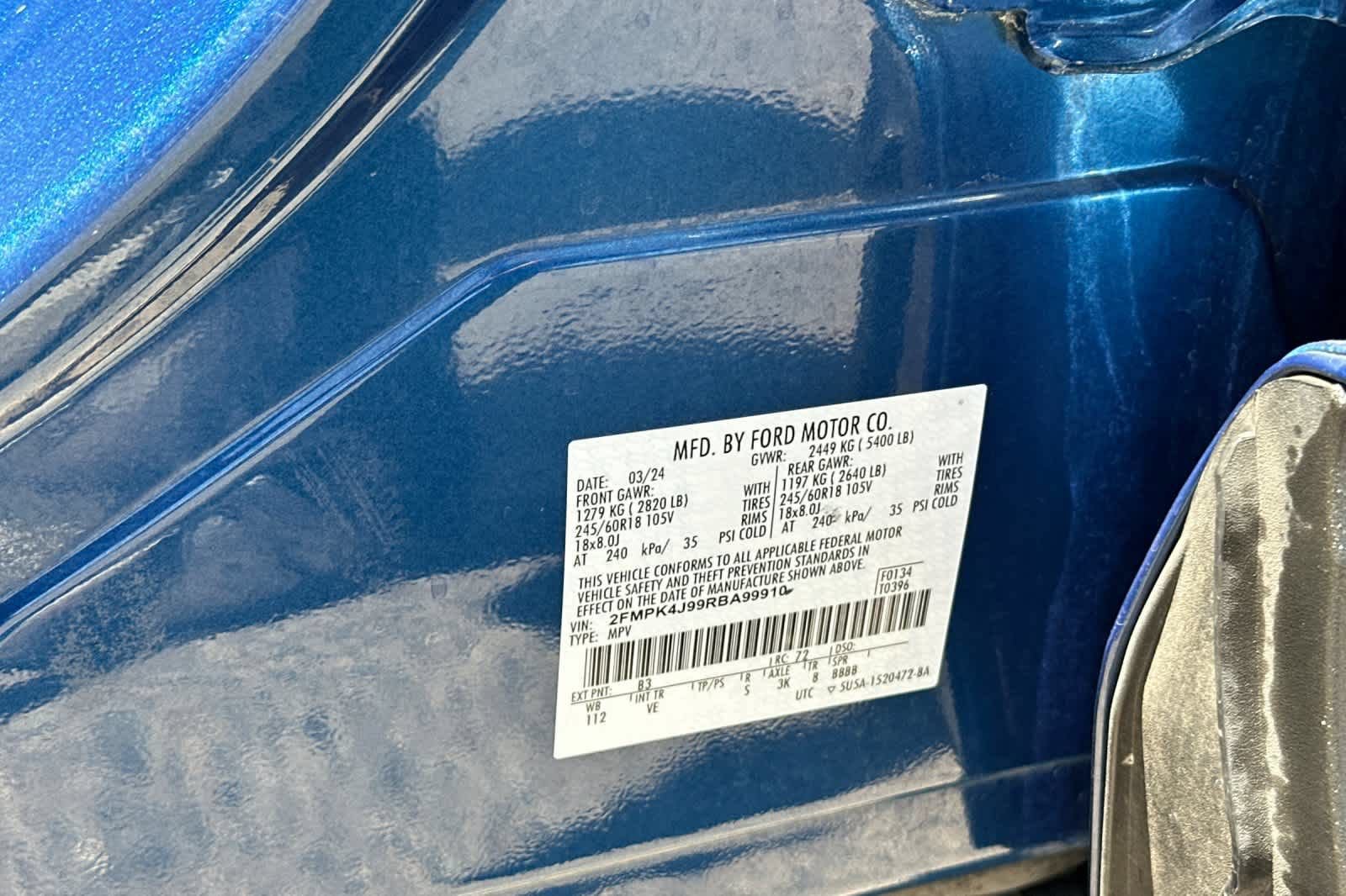 Certified 2024 Ford Edge SEL AWD/4WD image 29