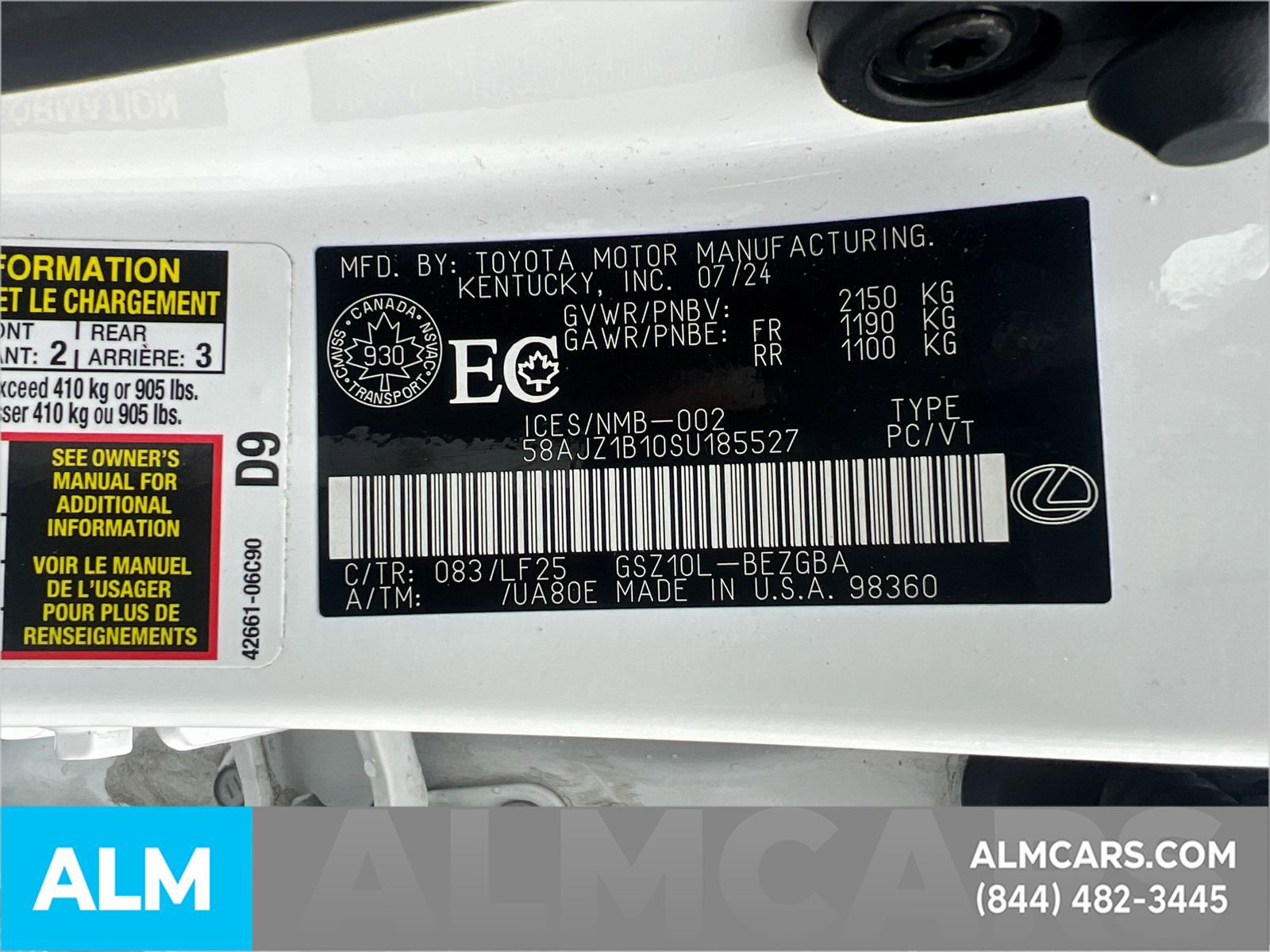 Used 2025 Lexus ES 350 F Sport image 36