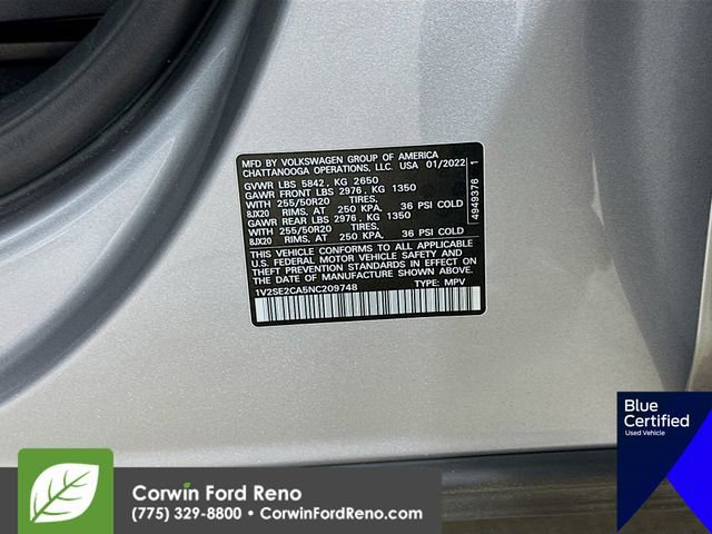 Used 2022 Volkswagen Atlas Cross Sport SEL R-Line image 23