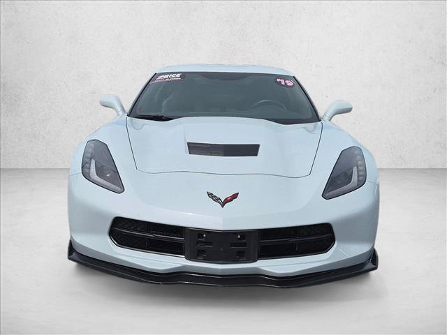 Used 2019 Chevrolet Corvette Stingray Coupe w/ Carbon Flash Badge Package RWD image 2