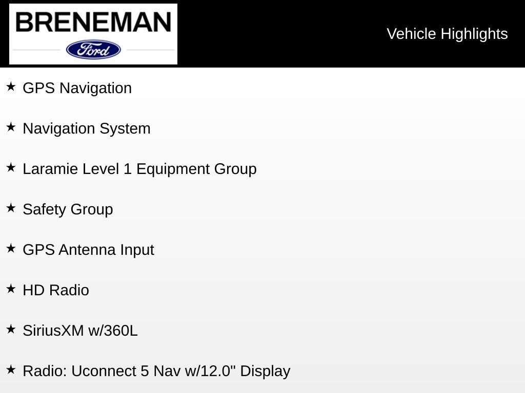 Used 2024 RAM 2500 Laramie w/ Safety Group AWD/4WD image 7