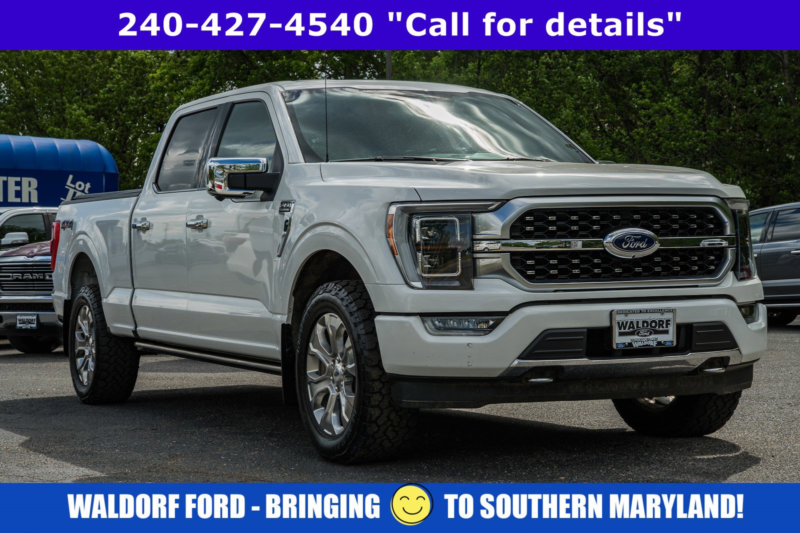 Certified 2021 Ford F150 Platinum w/ Trailer Tow Package