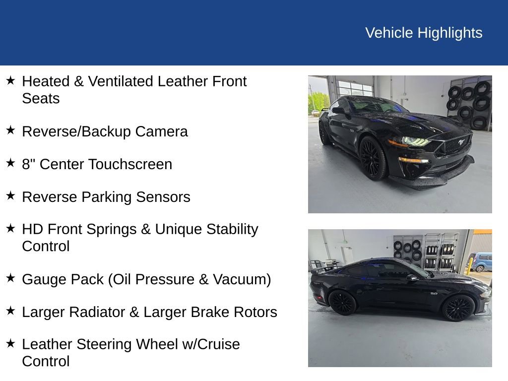 Certified 2019 Ford Mustang GT Premium w/ GT Performance Package image 9