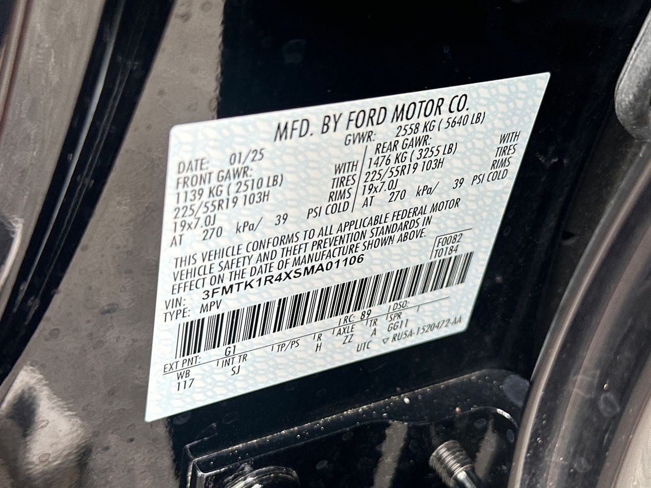 Certified 2025 Ford Mustang Mach-E Select RWD image 33