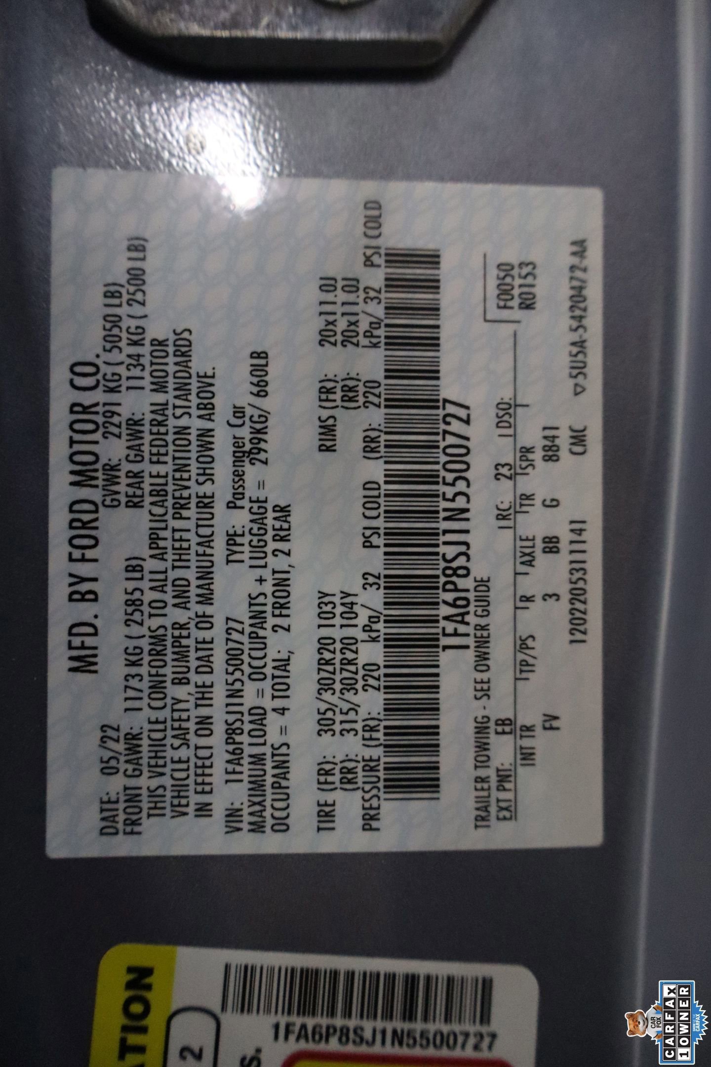 Certified 2022 Ford Mustang Shelby GT500 image 28