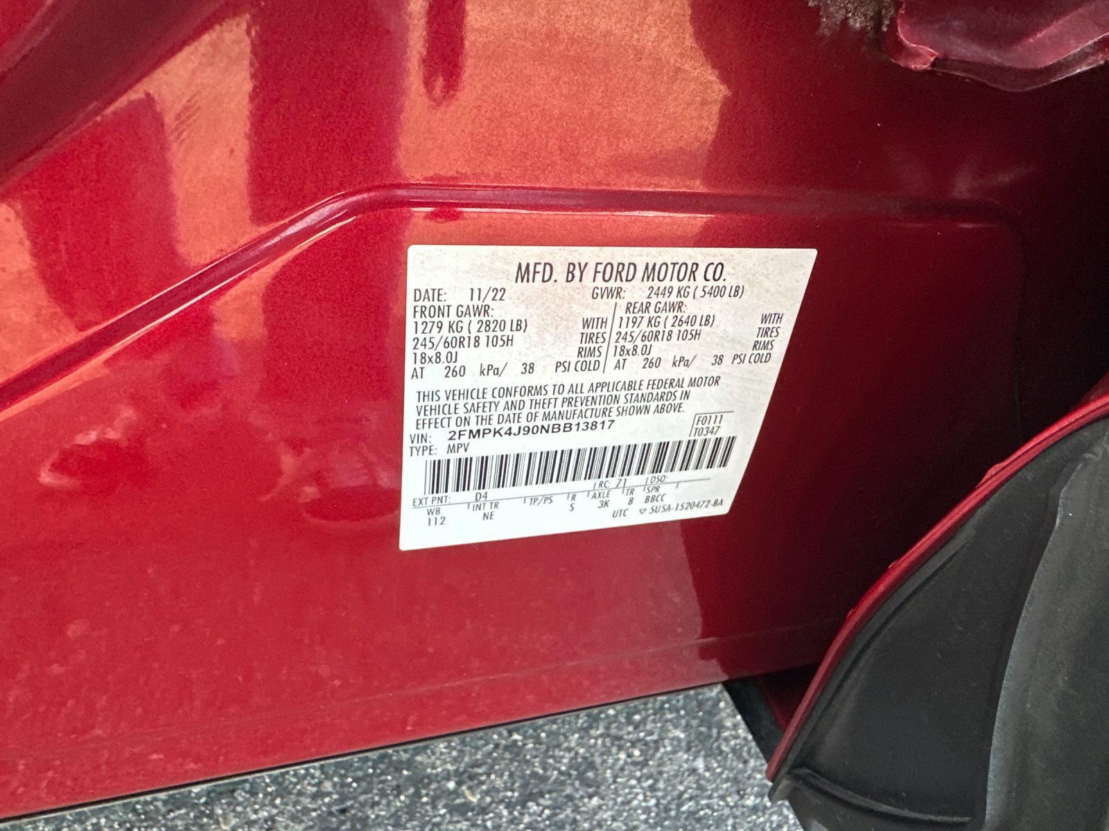 Certified 2022 Ford Edge SEL w/ Sport Appearance Package image 29