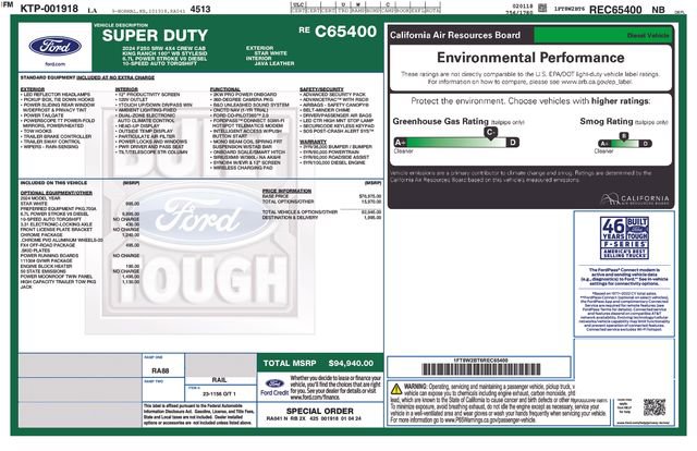 Certified 2024 Ford F250 King Ranch w/ Chrome Package AWD/4WD image 41