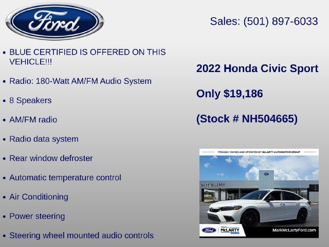 Used 2022 Honda Civic Sport image 6